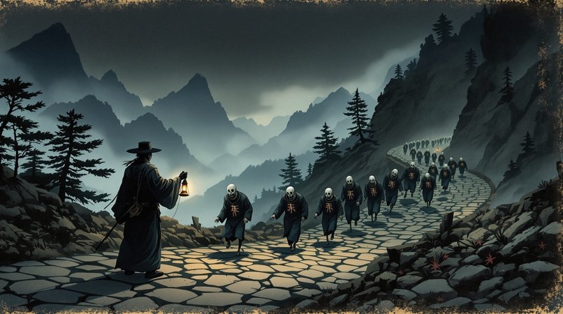 湘西赶尸的真相：一场流传百年的生死骗局 民俗考据配图